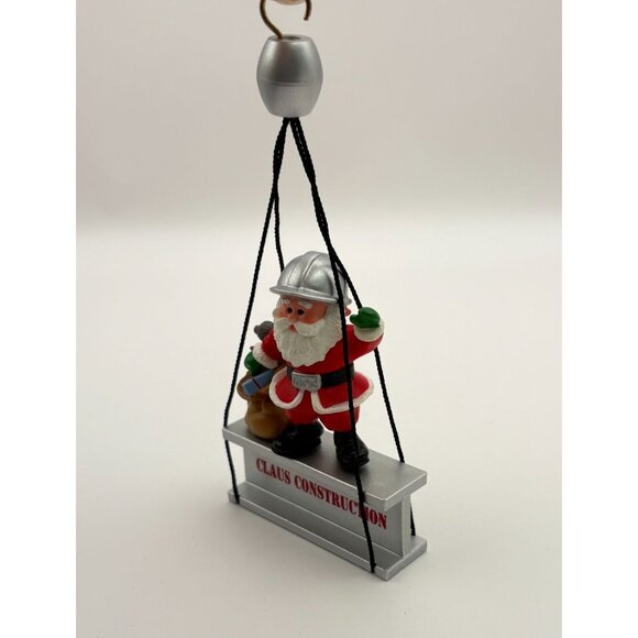 Hallmark Keepsake Santa Claus Construction Christmas Ornament Hard Hat Tool Bag - Picture 2 of 6